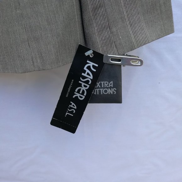 (NWT)KASPER A.S.L. Jacket & Coat Women Size: 8/Brown Beige - Picture 5 of 7